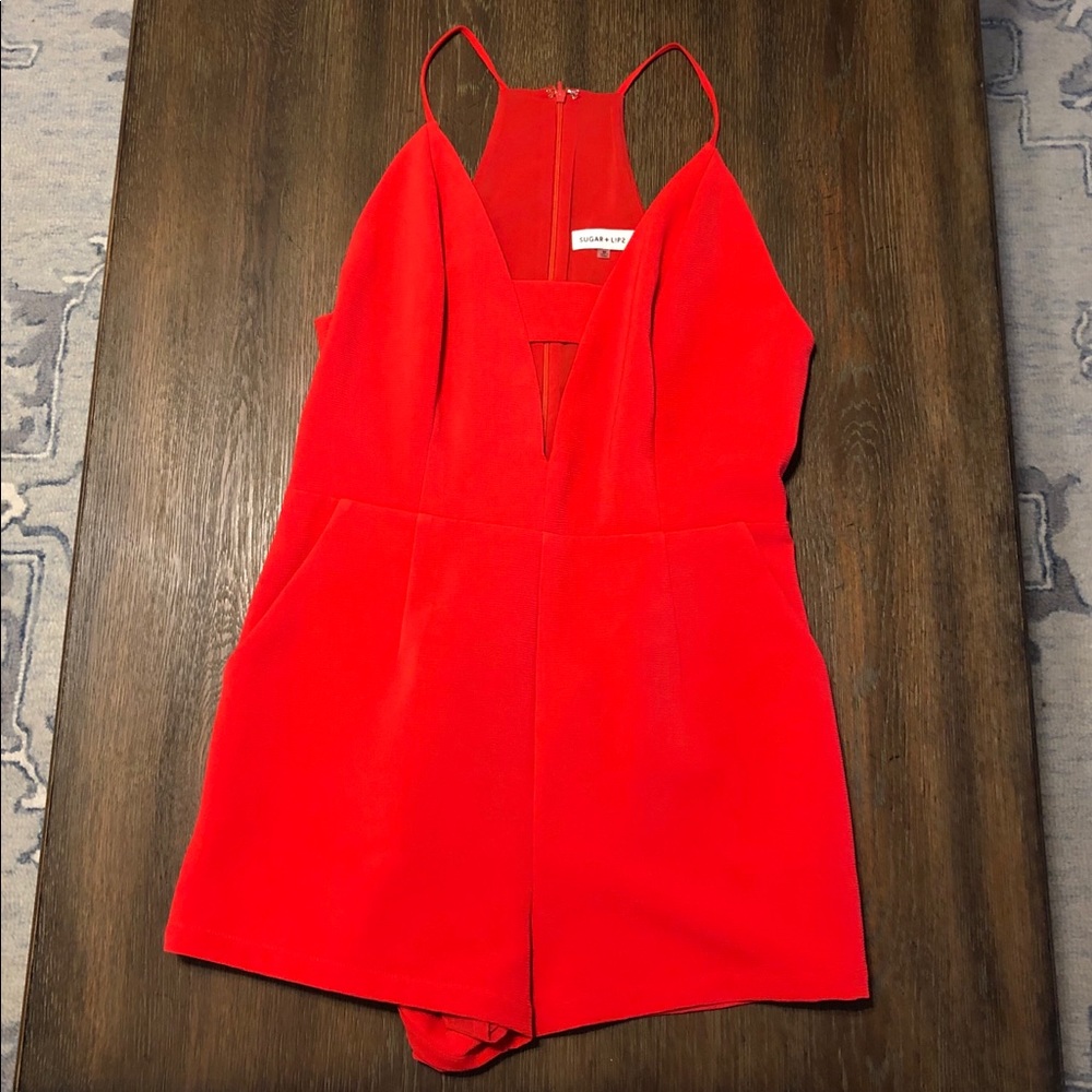 NWOT Sugar Lips Romper!